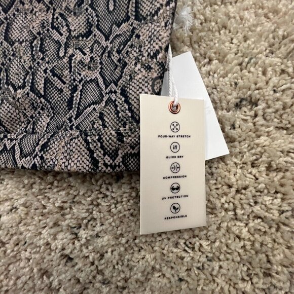 Good American Sheen Print Scoop Bra Size 5 Animal Print Design NWT - Picture 5 of 8